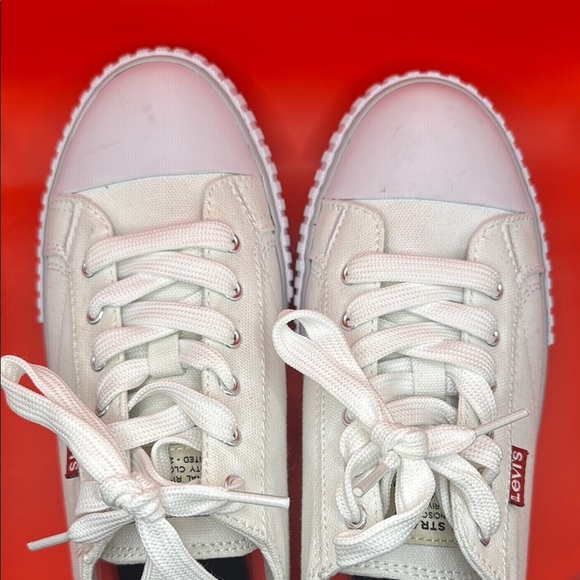 Levi's White Classic Athletic Sneakers - Picture 4 of 9